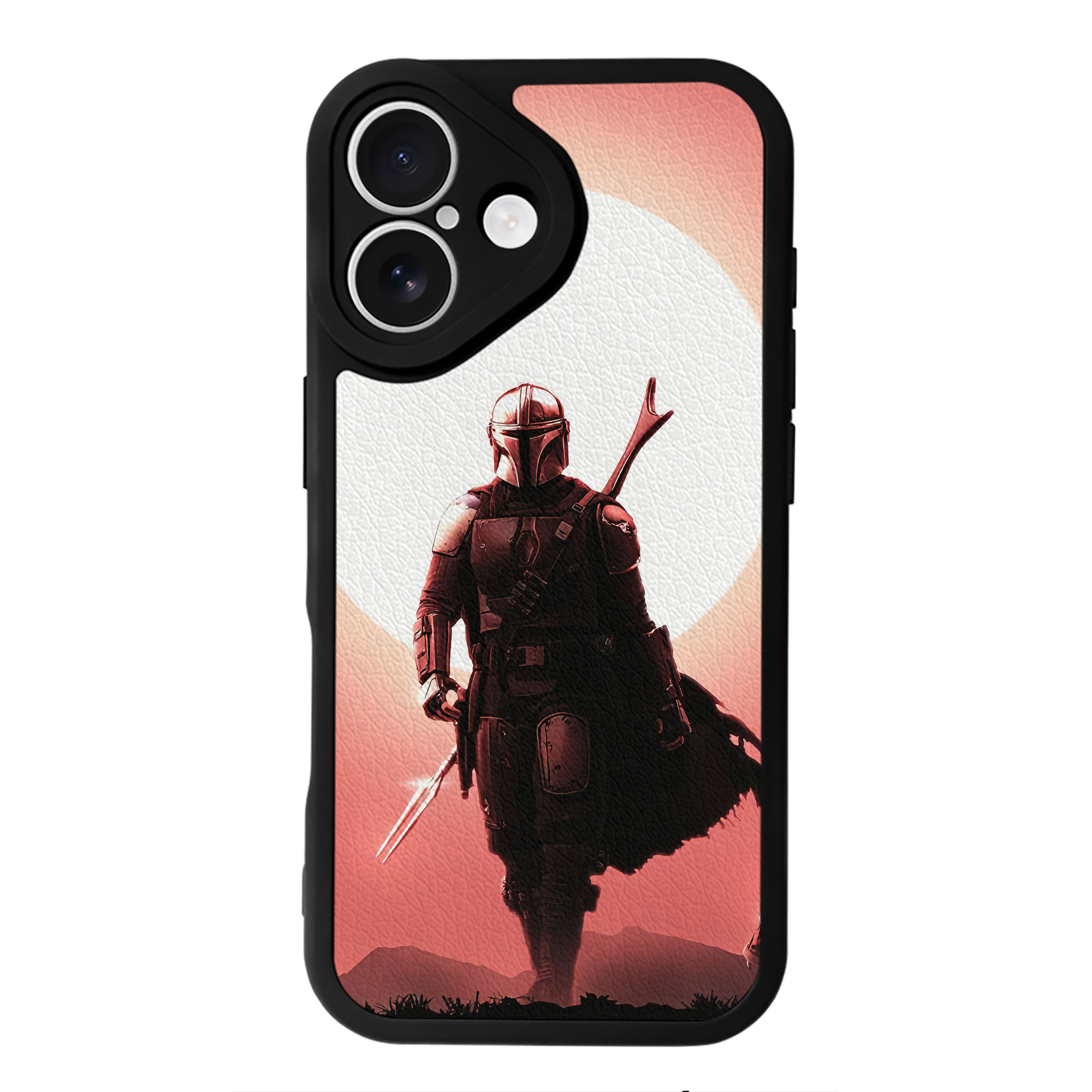 （画像用） スター・ウォーズ Star Wars 【iPhone 16シリーズ対応】シリコンスマホケース（レザー調） 材質：シリコン